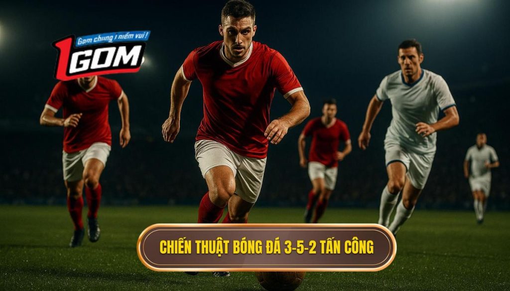 Chiến thuật bóng đá 3-5-2 tấn công