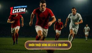 Chiến thuật bóng đá 3-5-2 tấn công