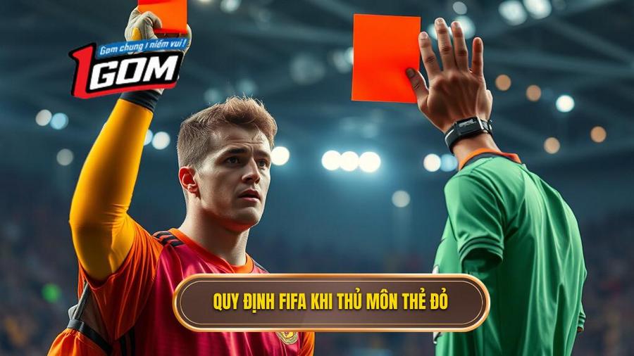 Luật FIFA quy định thế nào khi thủ môn nhận thẻ đỏ?